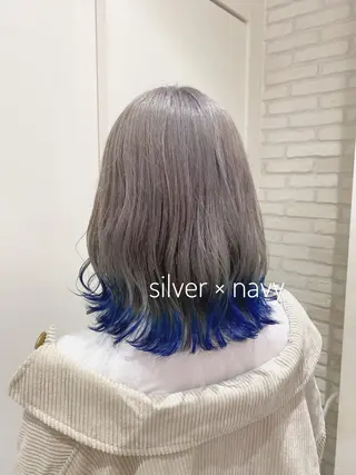 ミディアム カラー 大平 美沙のヘアスタイル