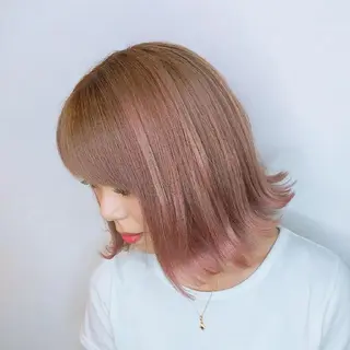 ミディアム カラー Cecilhair 店長松本のヘアスタイル