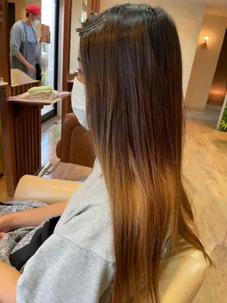 カラー 中尾 陸のヘアスタイル