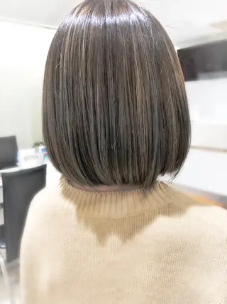 ミディアム 似合わせカット 迫留由弥のヘアスタイル