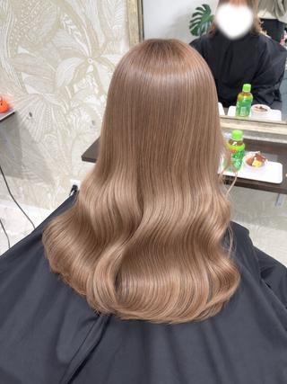 ロング 佐藤 亜加梨のヘアスタイル