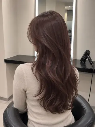 ミディアム カラー 🌈ウルトワ水素 髪質改善naru🌈のヘアスタイル