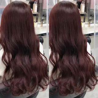 セミロング カラー ヘアアレンジ 透明感/艶髪/💖 トレンドスタイル💖のヘアスタイル
