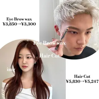 アイブロウ ANZY 下北沢店 💎 moeのヘアスタイル