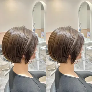 ショート 【ショートヘア】 岡 那輝のヘアスタイル