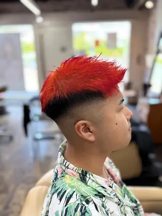 カラー メンズ 山本 健生のヘアスタイル