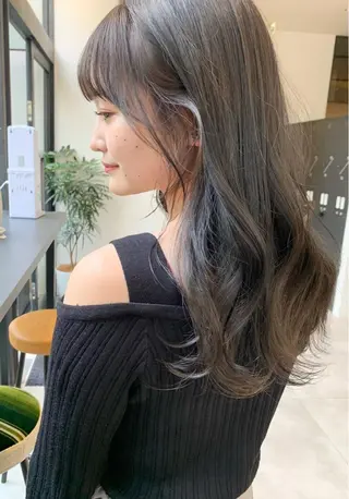 セミロング カラー パーマ ヘアアレンジ メンズ キッズ ネイル マツエク・マツパ アイブロウ 🪞ボブ特化/顔 まわり🧸mai🎀のヘアスタイル