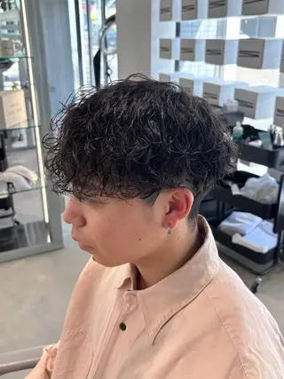 パーマ メンズ メンズ特化⚡️三村 彰吾⚡️カットパーマのヘアスタイル