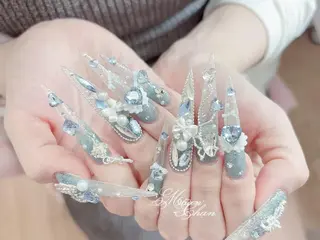 ネイル K.bi_nail ネイル長さ出し専門店のネイルデザイン