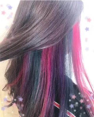 セミロング カラー 新宿駅近♡個室 ♡関口三都季🌜のヘアスタイル