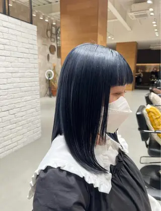 セミロング カラー 🔥メンズパーマ🔥 鈴木 翔斗のヘアスタイル