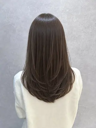 セミロング 【𝐀𝐬𝐡大森】 石崎竜祐のヘアスタイル
