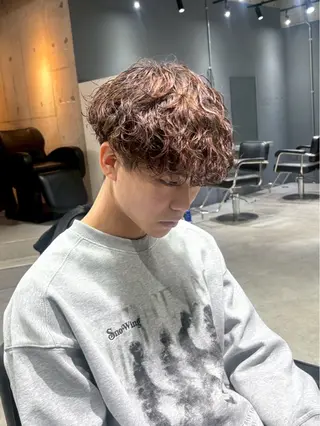 カラー メンズ 本日空あり 枚方徒歩1分HYPEのヘアスタイル