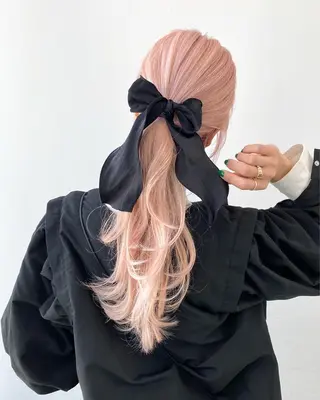 セミロング カラー ヘアアレンジ 💗無料カットモデル 募集中yu-ki💗のヘアスタイル