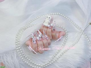 ネイル MoMoA Nail ネイル長さ出し専門店のネイルデザイン