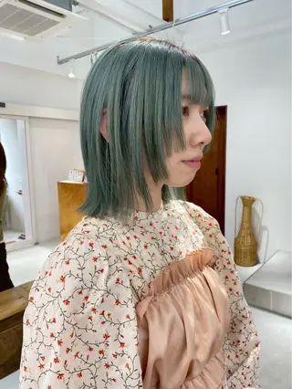 カラー ケアブリーチ ヒナミ名古屋／御器所のヘアスタイル