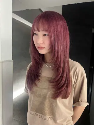 カラー ️🧬akari🧬 ハイトーン/レイヤーのヘアスタイル
