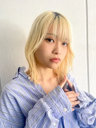 ミディアム ✨垢抜け×大日イオン ×似合わせ井谷拓馬のヘアスタイル