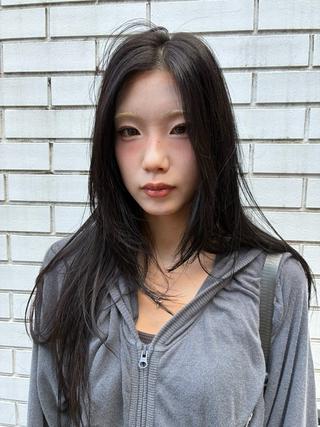 ロング カラー 25日パーソナル ⚜️骨格似合わせ🟢のヘアスタイル