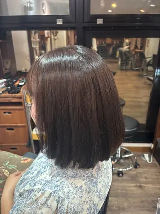 ミディアム カラー 清水 日彩のヘアスタイル