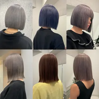 ショート ボブ/レイヤーカット 縮毛矯正/コウキ新宿のヘアスタイル
