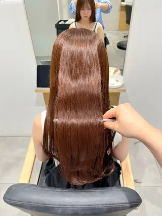 ロング カラー 似合わせボブ solua上本町のヘアスタイル