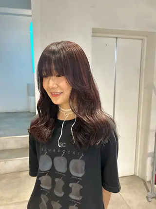 セミロング カラー マツエク/ハイト ーン🌺kae🌺のマツエク・マツパデザイン