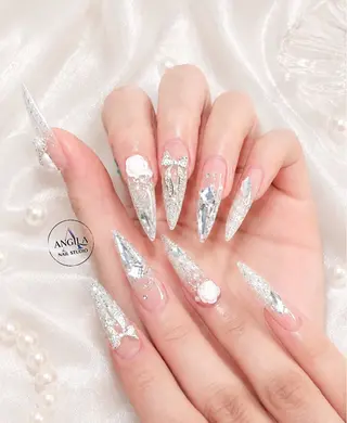 ネイル ANGILA ネイル¨̮S*Y*Kのネイルデザイン