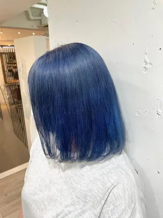 ミディアム カラー カラーが上手い 辻悠月のヘアスタイル