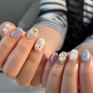 ネイル amuse ニュアンス/個性派のネイルデザイン