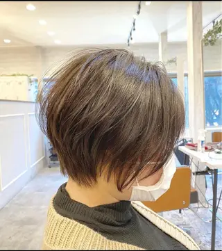 ショート カラー メンズ キッズ 古林 紘のヘアスタイル