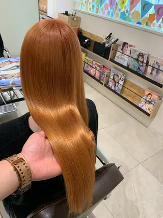 ロング カラー ✨長岡市韓国レイヤー /髪質改善/山下竣介のヘアスタイル