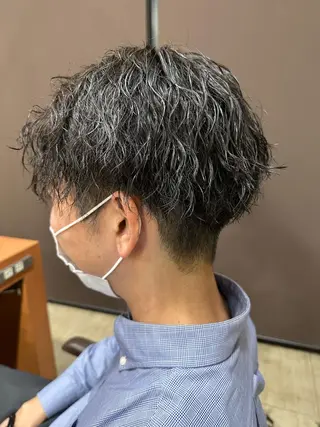 パーマ メンズ 長嶋 康平のヘアスタイル
