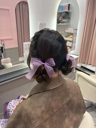 ヘアアレンジ lien eriiのヘアスタイル