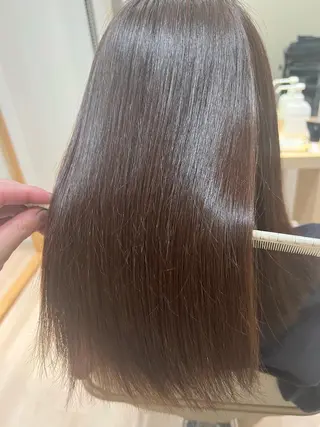 ロング カラー 外国人対応 佐久間のヘアスタイル