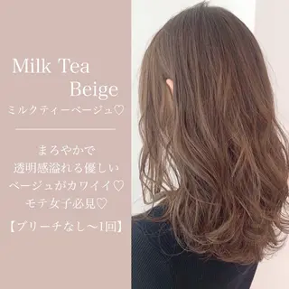ミディアム カラー ヘアアレンジ 🪞THEATER 表参道店🩰のヘアスタイル