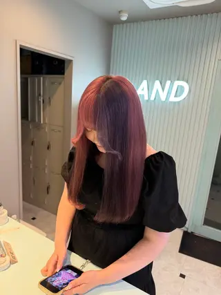 ロング カラー ブリーチカラー 🩵MIZUKIのヘアスタイル