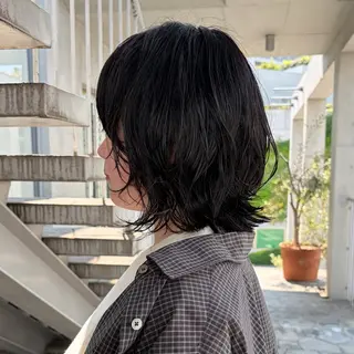 ショート パーマ レイヤーカット🪄 ヘアセット🪄シホのヘアスタイル