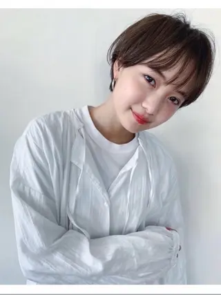ショート やました もえかのヘアスタイル