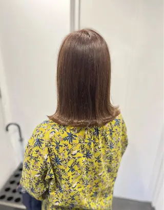 ミディアム カラー HIMENO🫧 stylist🤍のヘアスタイル