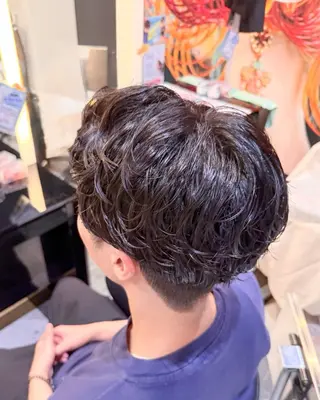 パーマ メンズ 髪質改善/パーマ/ レイヤー/田中海斗のヘアスタイル