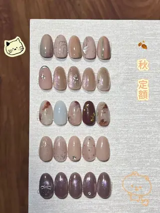 ネイル ネイル💕& まつ毛パーマのネイルデザイン