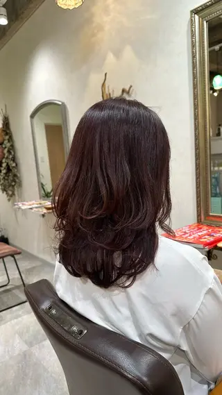 セミロング REGO Hair &eye salonのヘアスタイル