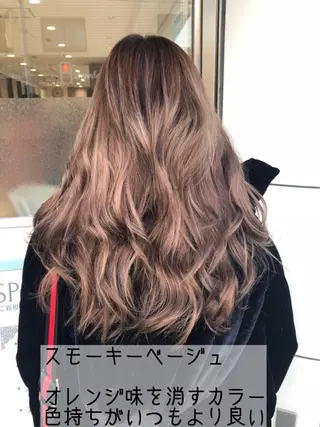 セミロング カラー ヘアアレンジ メンズパーマ特化/ メッシュ/薫/店長のヘアスタイル