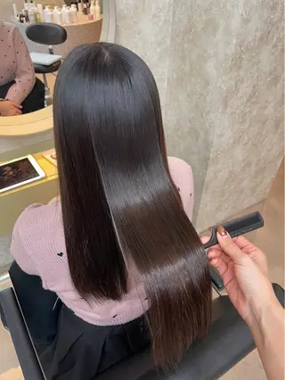 ロング 韓国/レイヤーカット 髪質改善特化のヘアスタイル