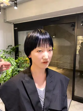 ショート カラー 🫧似合わせショート イシダ🫧のヘアスタイル
