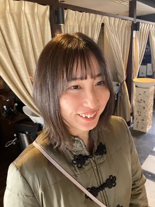 ミディアム カラー 🌙パーマ 照井🌙のヘアスタイル