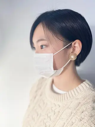 ショート カラー レイヤーカット 赤み消し　店長/大和のヘアスタイル