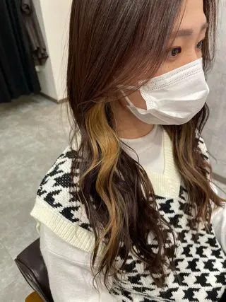 セミロング LICO 木村真知子のヘアスタイル