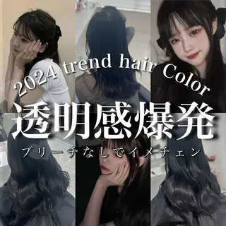 ロング カラー ブリーチなし特化 美容師💖SAE💖のヘアスタイル